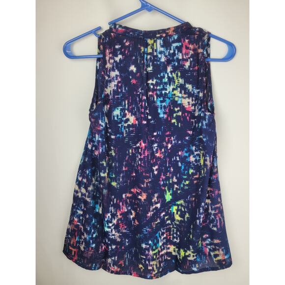 Three Eighty Two Revolve Aerin Split V Tank Prague Multicolor Sz XS - Picture 6 of 9